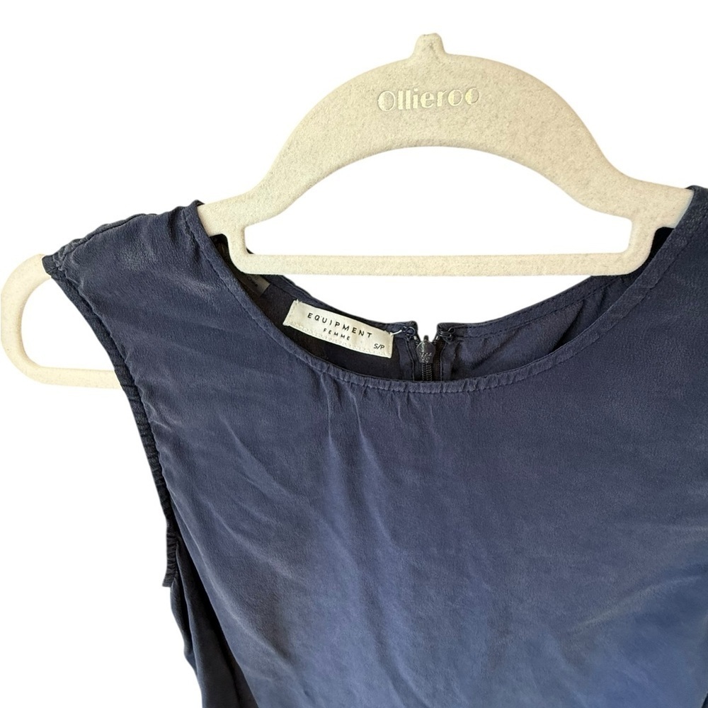 Equipment Midnight Blue Midi Dress - Picture 3 of 4